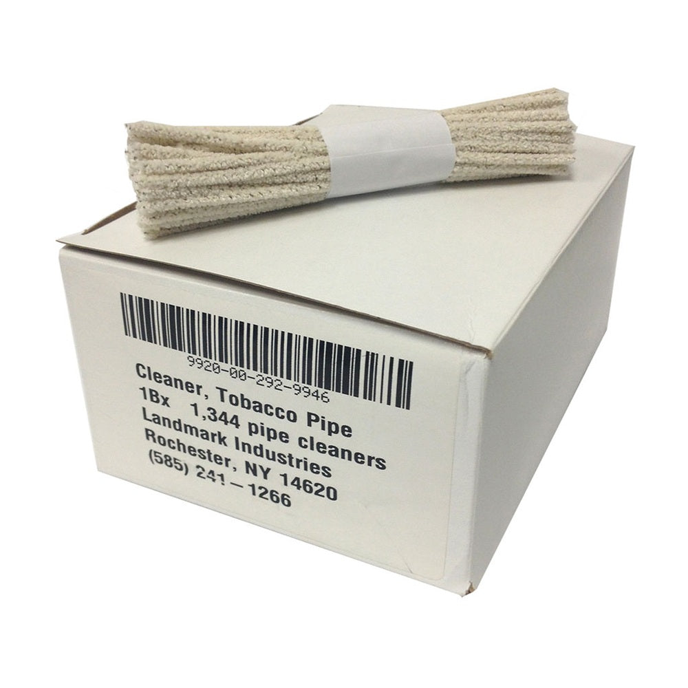 9920-00-292-9946 / 9920002929946 • Tobacco Pipe Cleaner • Wire Core • 100% Cotton • Case Pack • SKILCRAFT®