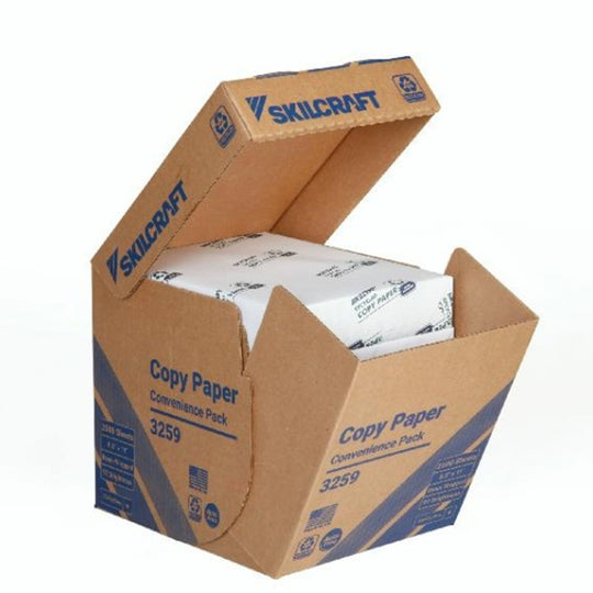 30% Recycled Copy Paper - Ream Wrapped, 5 Reams/Box - NSN 7530-01-562-3259 / 7530015623259