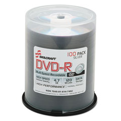 B7045016147492 AbilityOne NSN6147492, Blank Media Discs, DVD-R, Thermal Printable 120 Min, 4.7GB, 100 Pack with Spindle, Bx