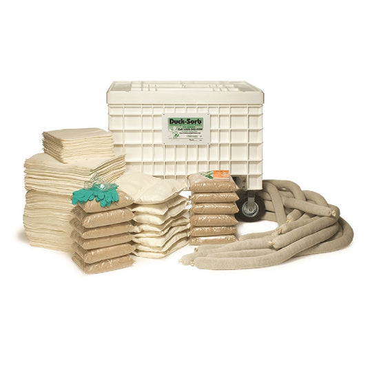 4235014570678 AbilityOne NSN4570678 Kit, Spill, Absorbent, Oil Only, 8" Pneu Wheels, Up To 80-Gallons KT