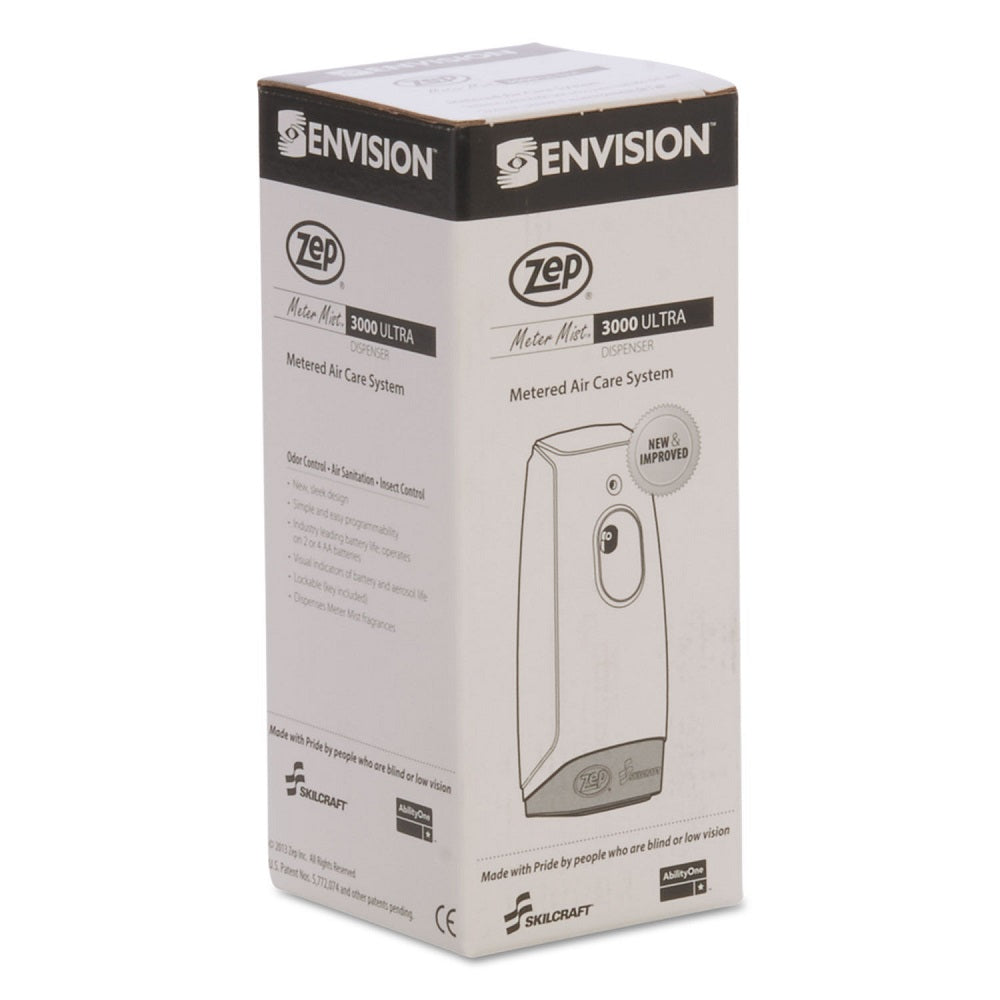 4510014264187 AbilityOne NSN4264187 Zep Meter Mist 3000 Ultra Dispenser - Meter Mist Dispenser - Gray
