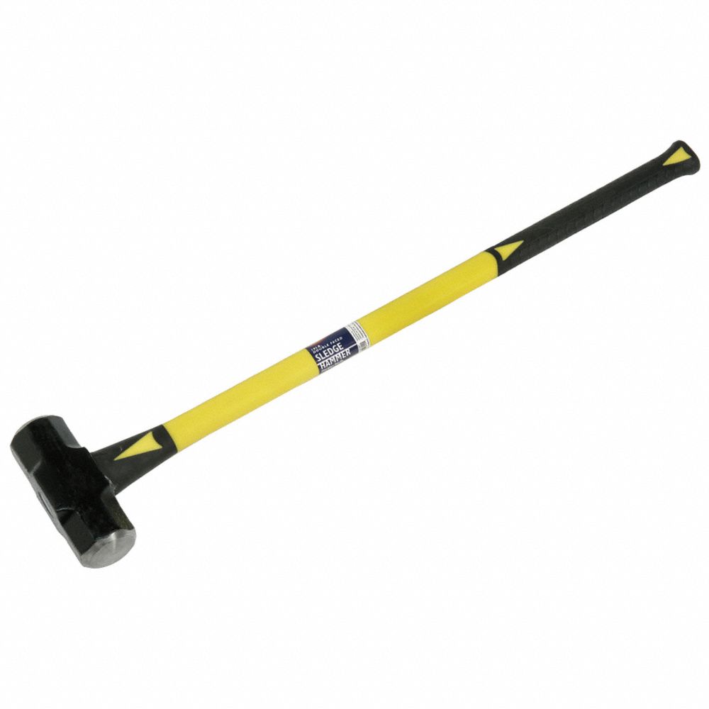 5120009006097 AbilityOne NSN9006097 Hammer, 10 lb, Sledge, Double-Faced, 34" Fiberglass Handle, Cushioned Grip Ct
