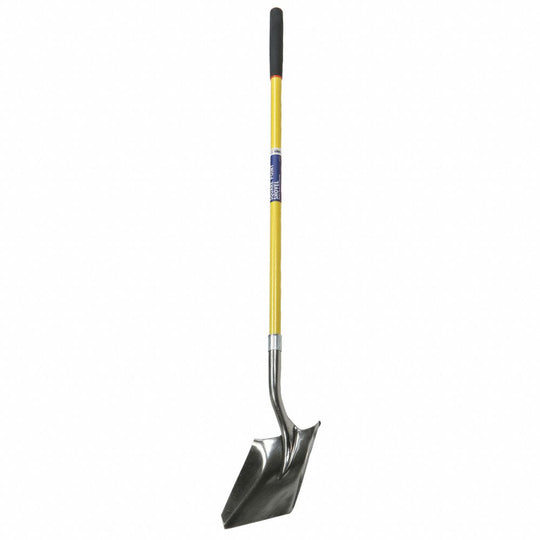5120016118054 AbilityOne NSN6118054 Shovel, Square Point, Open Back, Industrial Grade, 48" Fiberglass Handle, Cushioned Grip Bx