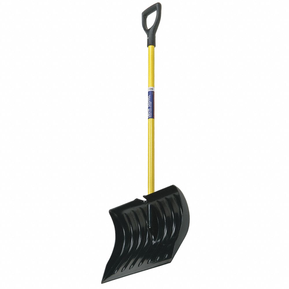 5120016118069 AbilityOne NSN6118069 Industrial Grade, Shovel, Snow, ABS Scoop, 40" Fiberglass Handle, D-grip Bx