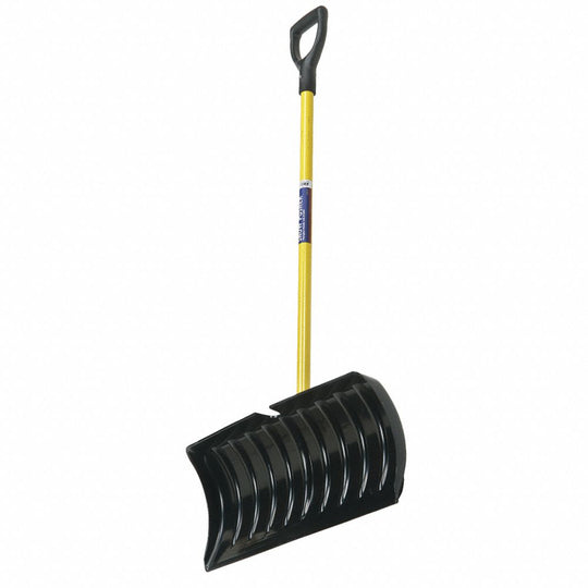 5120016118072 AbilityOne NSN6118072 Industrial Grade Shovel, Snow Pusher, ABS Scoop, 40" Fiberglass Handle, D-grip Bx