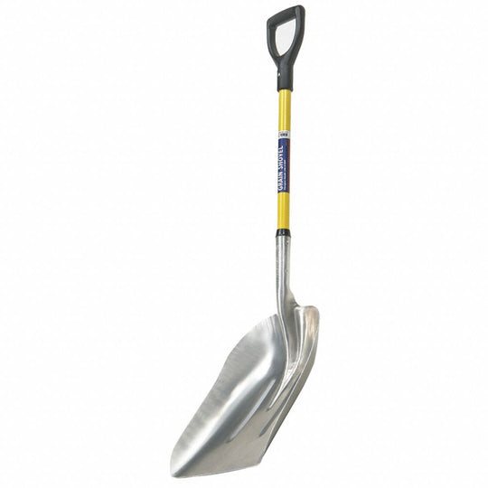 5120016118075 AbilityOne NSN6118075 Shovel, Grain, Aluminum Scoop, 29" Fiberglass Handle, D-grip Ct