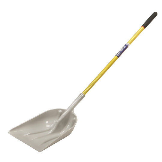 5120016118076 AbilityOne NSN6118076 Industrial Grade, Shovel, Grain, ABS Scoop,51" Fiberglass Handle, Cushioned Grip Bx