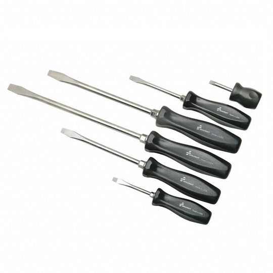 5120016301174 AbilityOne NSN6301174 Premium Grade, Screwdriver, Set, 3/16, 3/8w Slotted Tip, 6-piece Set Bx