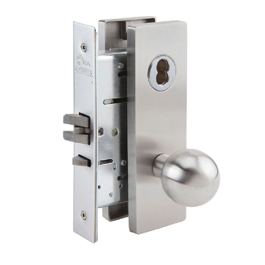 534000NIB0282, DOOR LOCKS MORTISE MR SERIES, PASSAGE F01, MR 126, BALL KNOB EA