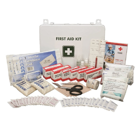 6545006561094 AbilityOne, First Aid Kit, Industrial Construction Use, 10" x 14-1/2" x 2-3/4" Kit Ea
