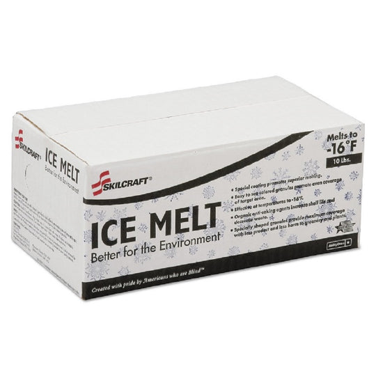 6850015981946 AbilityOne, Ice Melt/De-Icer, 10 lbs. Ea