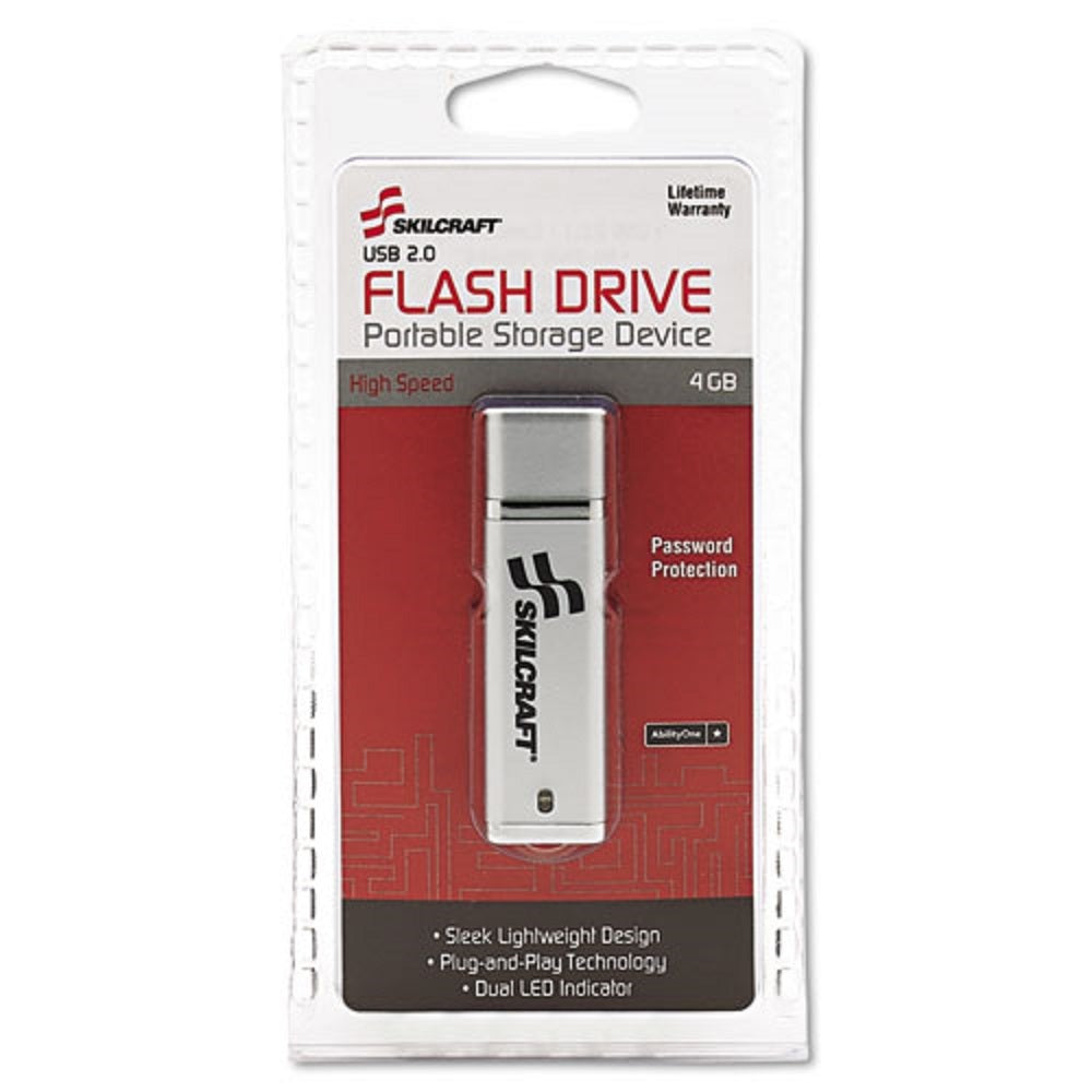 7045015584987 AbilityOne, USB Flash Drive, 4GB Ea