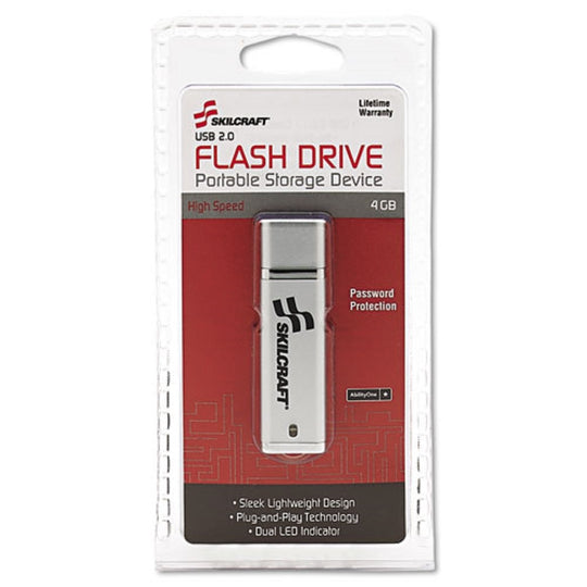 7045015584987 AbilityOne, USB Flash Drive, 4GB Ea