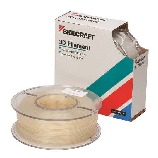 7045016858919 AbilityOne NSN6858919 3D Printer Filament, Acrylonitrile Butadiene Styrene, Natural, 1kg of 1.75 mm Ea