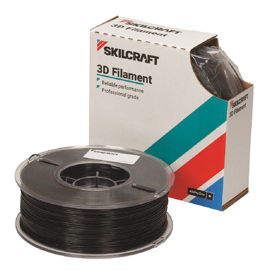 SKILCRAFT 3D Printer Filament PLA Black – NSN 7045-01-685-8922 / 7045016858922