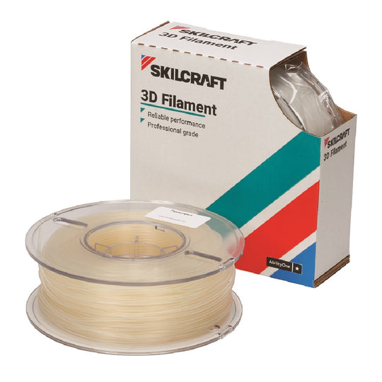 7045017057351, AbilityOne, NSN7057351 - 3D Printer Polylactic Fuel Filament - Natural - 1kg of 2.85 mm Ea