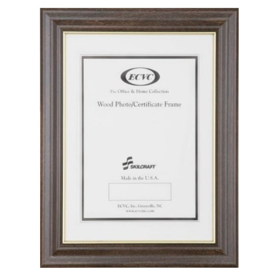 7105012820632 AbilityOne, Style C, Walnut Stained Frame 10" x 14"  Bx