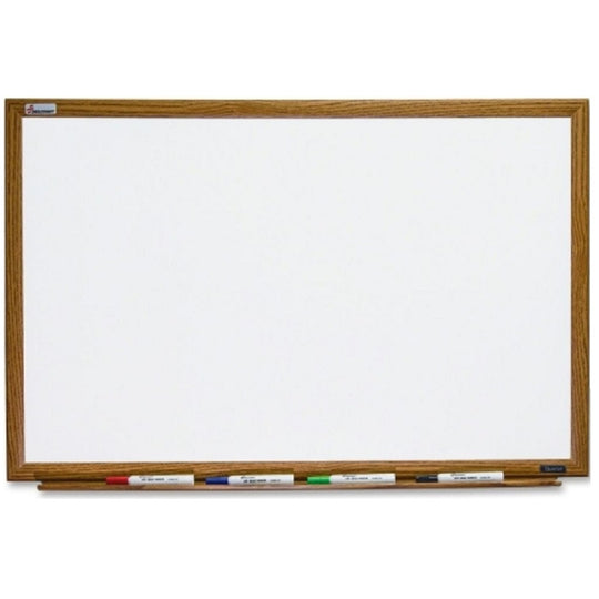 7110013347082 AbilityOne NSN3347082, Dry Erase White Board, Magnetic Porcelain Surface, Oak Finish Ea