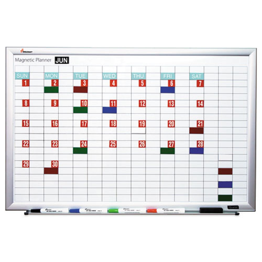 7110016222127 AbilityOne NSN6222127, White Board, Dry Erase, Magnetic, Work/Plan Kit , Aluminum Frame KT