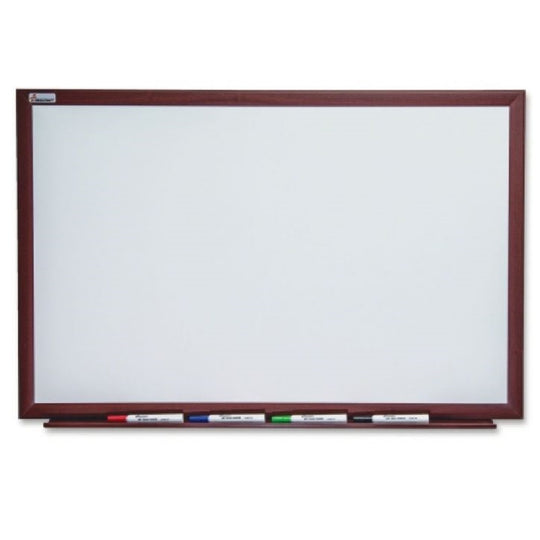 7110016305170 AbilityOne NSN6305170, White Board, Dry Erase, Magnetic Porcelain Surface, Mahogany Finish Frame, 6' x 4' Ea