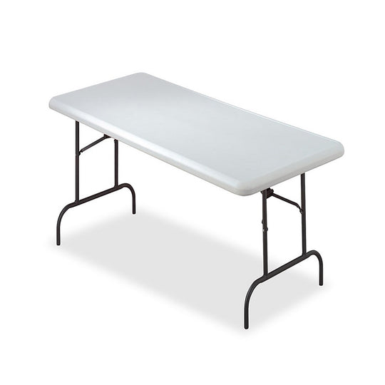 7110016716417 AbilityOne NSN6716417, Table, Folding, Adjustable Height, Blow-Molded, Platinum, 30" x 72" EA