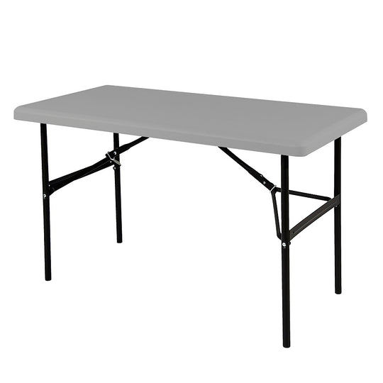 7110016716418 AbilityOne, Rectangular Folding Table, 1200 lb Weight Capacity, 96" W x 29" H x 30" D, Charcoal Gray Ea