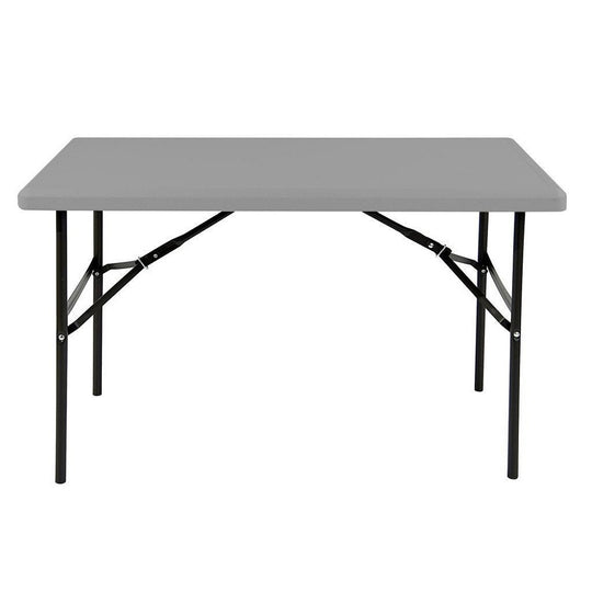 7110016716418 AbilityOne, Rectangular Folding Table, 1200 lb Weight Capacity, 96" W x 29" H x 30" D, Charcoal Gray Ea