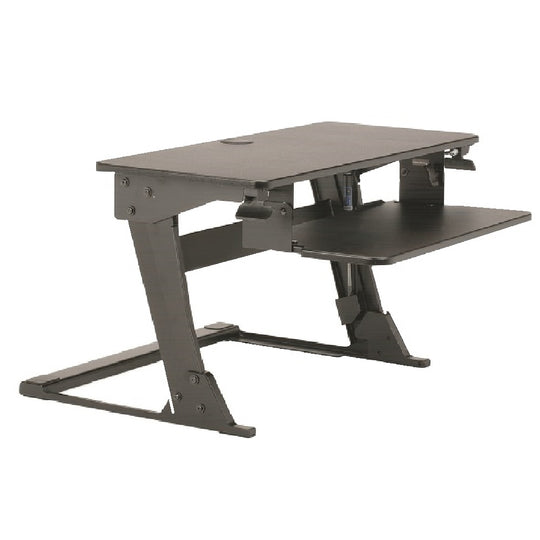 7110016810786 AbilityOne NSN6810786, Desk, Standing, Adjustable, Black, 36" Ea
