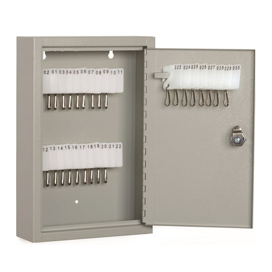 7125011515435 AbilityOne NSN1515435, Cabinet, Key, Wall Mounting, 30 Key, Gray Steel Ea