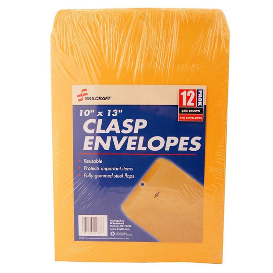 SKILCRAFT KRAFT CLASP ENVELOPES PK