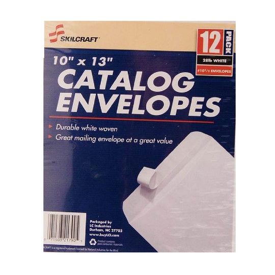 SKILCRAFT SELFSEALING ENVELOPES, WHITE PK