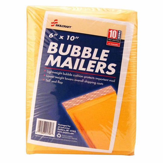 SKILCRAFT BUBBLE MAILERS PK