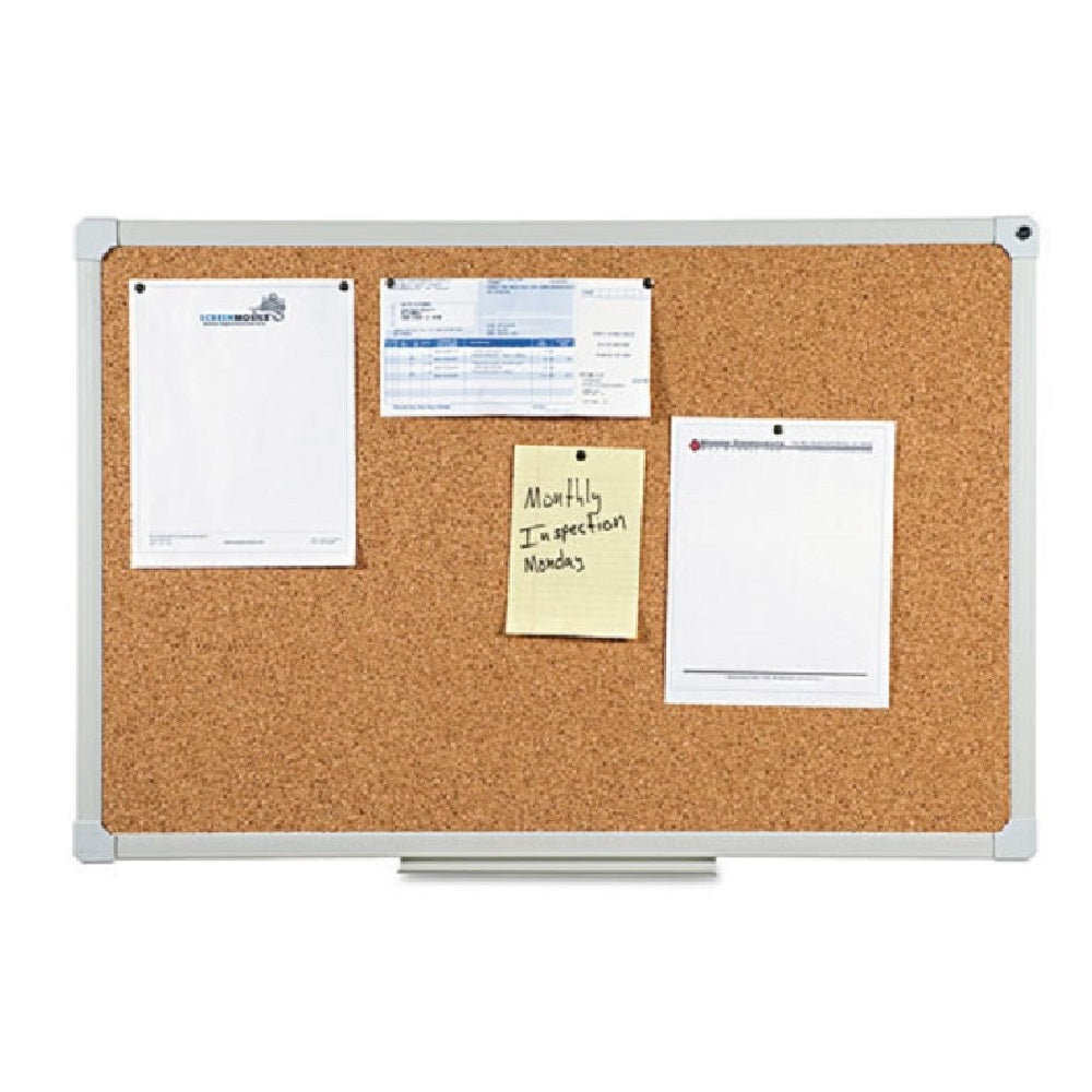 7195014840005 AbilityOne NSN4840005, Natural Cork Board, Whiteboard,  Aluminum Frame, 36" x 24" Ea