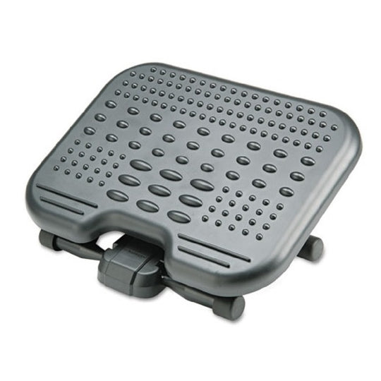 7195015909071 AbilityOne NSN5909071, Foot Rest, Ergonomic Adjustable, Plastic, Black, 17" x 13" x 6.5" Ea