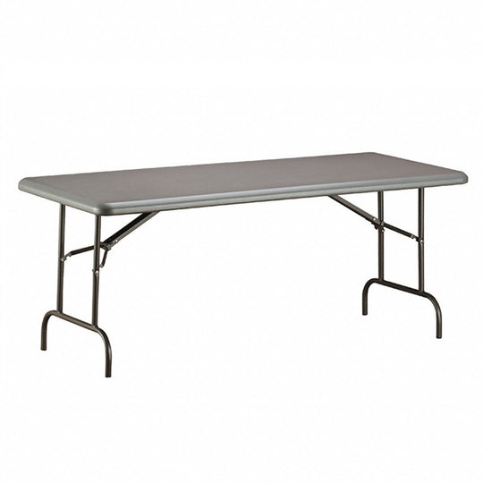 7195016183866 AbilityOne, Rectangular Folding Table, 1200 lb weight capacity, 72" W x 29" H x 30" D, Charcoal Gray Ea