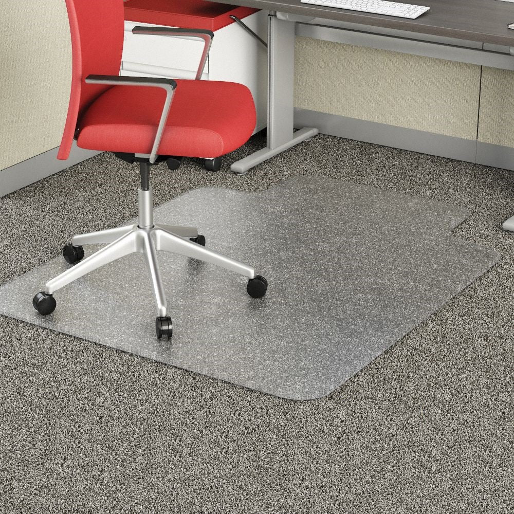 7220015772529 AbilityOne, 5772529, PVC Chair Mats, Low to Medium Pile Carpet, Clear Bx