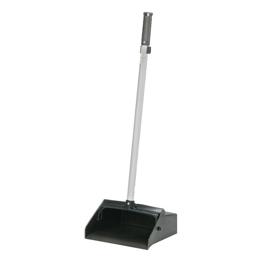 7290014606663 AbilityOne 4606663, Lobby Dustpan w/Aluminum Handle, Black/ Silver Ea