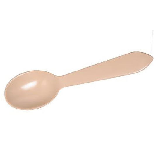 7340001708374 AbilityOne 1708374 Plastic Spoons, Type IV High Impact, Tan, 5" Pk