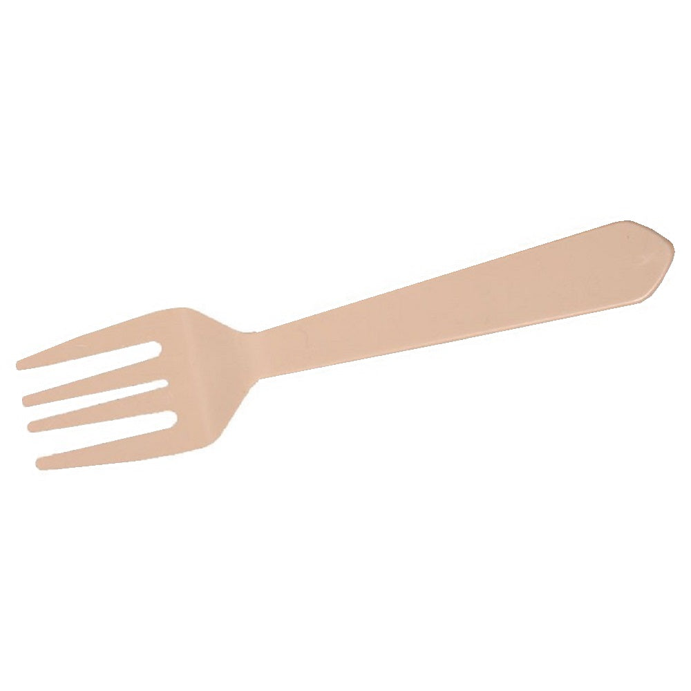 7340002053342 AbilityOne, Plastic Flatware 5" Fork, Type IV Tan High Impact Bx