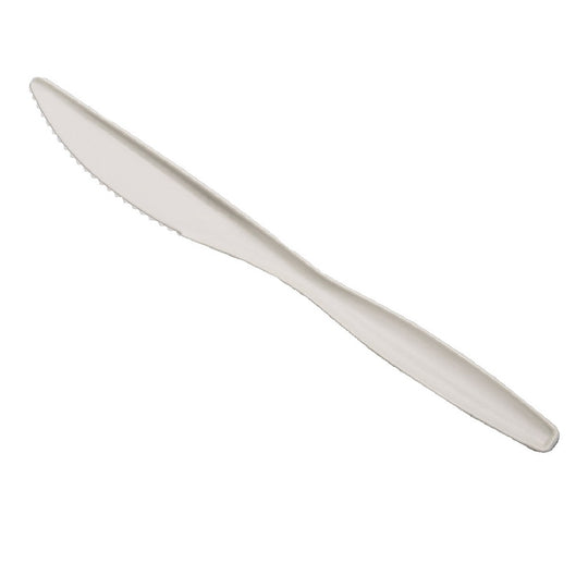 7340015641886 AbilityOne NSN5641886 Individually Wrapped Biobased Cutlery Knives, Tan Bx
