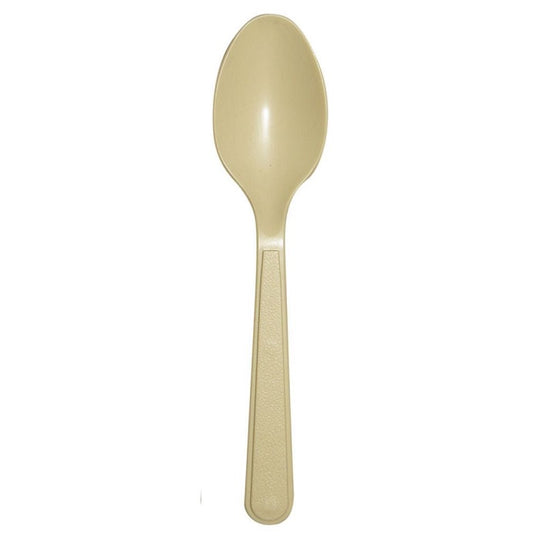 7340015641887 AbilityOne NSN5641887, Biobased Cutlery, Spoons, Tan Bx