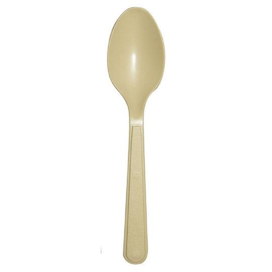 7340015641889 AbilityOne NSN5641889 Biobased Individually Wrapped Cutlery Spoon, Tan Bx