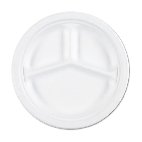 7350012636700 AbilityOne NSN2636700 Triple Compartment Paper Plate Bx