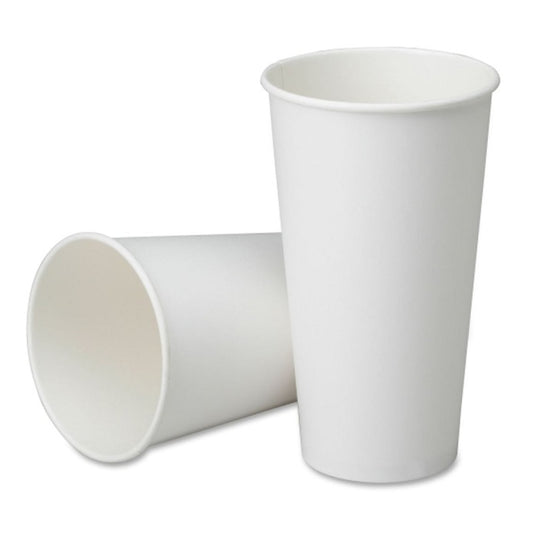7350016457874 AbilityOne NSN6457874, Disposable 21 oz. Paper Cups, Biobased, White Bx