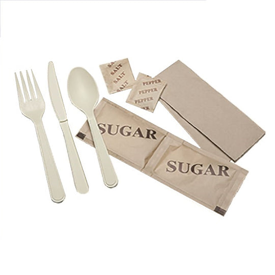 7360015093586 AbilityOne NSN5093586 Dining Packet, Type IV, Tan