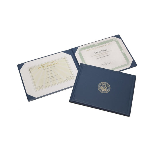 7510004822994 AbilityOne NSN4822994, Award Certificate Binder - Navy Seal - Blue