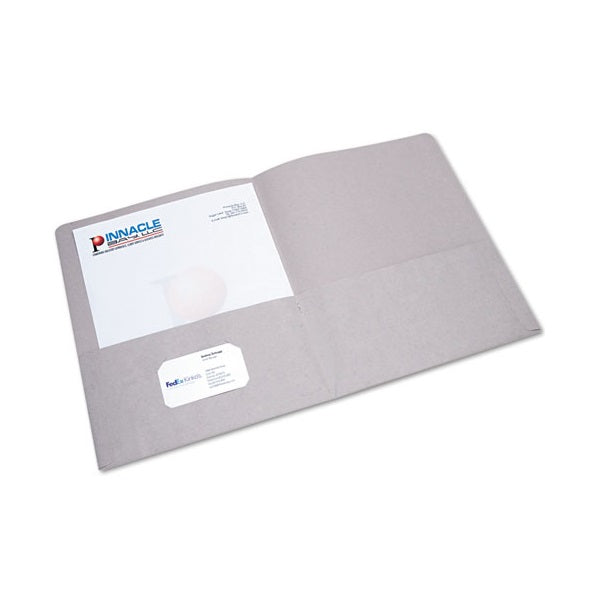 7510005842491 AbilityOne NSN5842491 Double Pocket Portfolio, Letter Size, Gray Ea