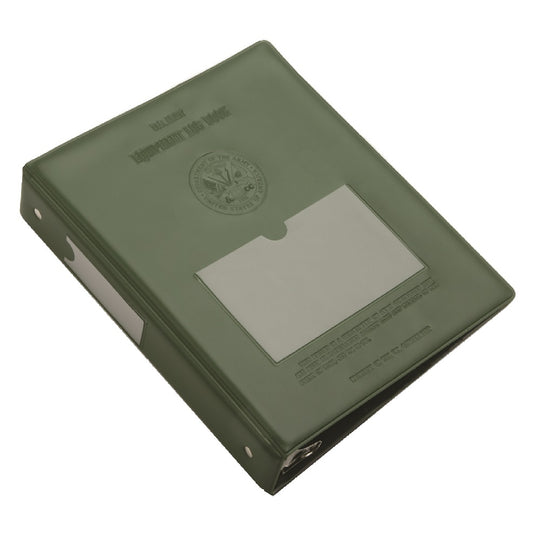 7510008893494 AbilityOne NSN8893494 U.S. Army Equipment Log Book, 1.5" Binder Capacity, Green Ea