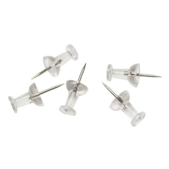 7510009400935 AbilityOne NSN9400935 Clear Push Pin, 3/8" Head, 100 Bx
