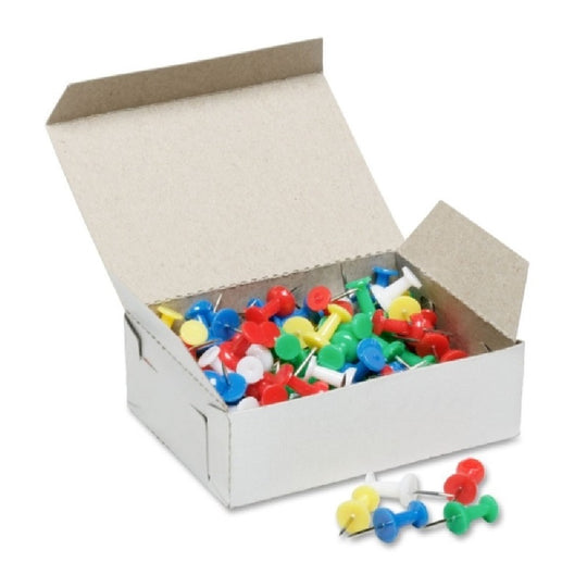 7510012073978 AbilityOne NSN2073978 Colorful Plastic Head Pushpins, 0.4" Length Ea
